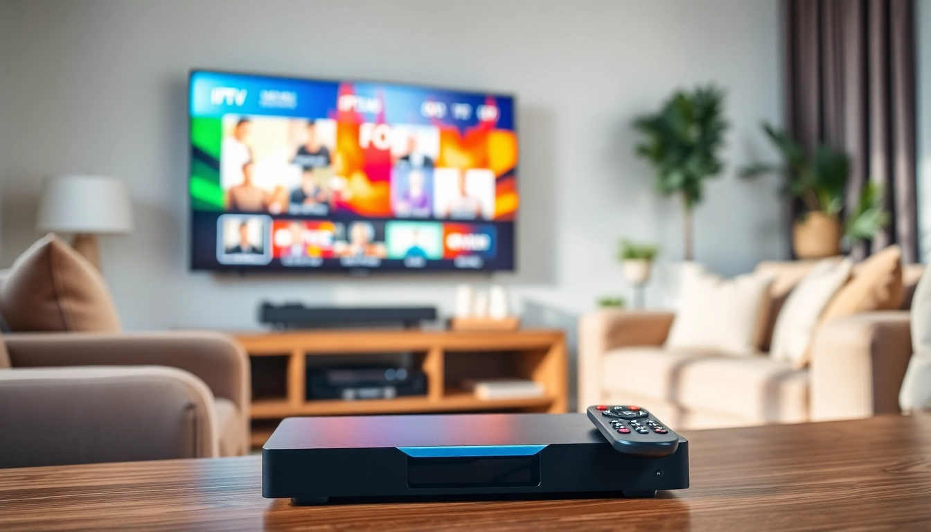 Profitez de votre iptv abonnement 12 mois avec un salon moderne et accueillant.