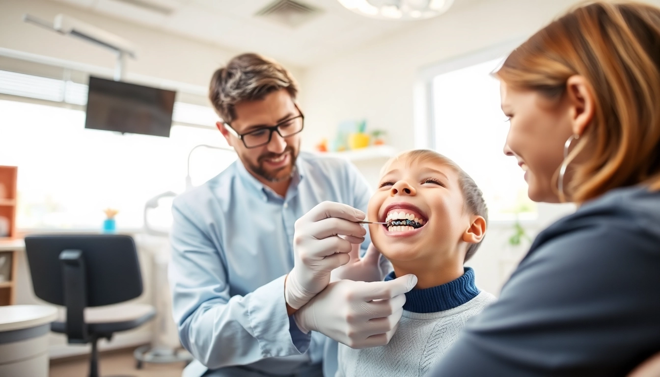 Orthodontist providing braces Myrtle Beach consultation in a welcoming clinic setting.